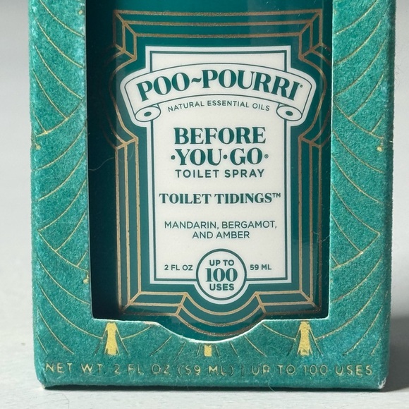 Poo-Pourri Toilet Spray Limited Edition Scent Toilet Tidings Scent 2 fl oz - Picture 4 of 14